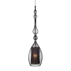 Abi L Black 8864 - Nowodvorski - lampa wisząca nowoczesna