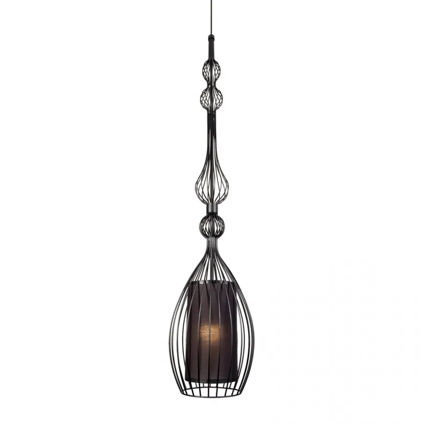 Abi L Black 8864 - Nowodvorski - lampa wisząca nowoczesna