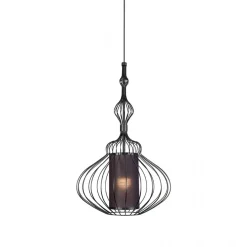 Abi M Black 8866 - Nowodvorski - lampa wisząca nowoczesna