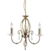Aegean Aged Brass - Elstead Lighting - lampa wisząca 3-ramienna