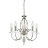 Aegean Polished Nickel - Elstead Lighting - lampa wisząca 5-ramienna