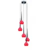 Aga 5 Red - Azzardo - lampa wisząca