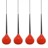 Aga 4 Red - Azzardo - lampa wisząca
