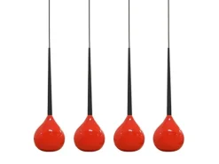Aga 4 Red - Azzardo - lampa wisząca