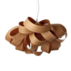 Agatha Ø76 drewno wiśniowe - Luzifer LZF - lampa wisząca