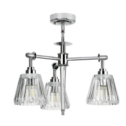 Agatha Led Polished Chrome - Elstead Lighting - plafon łazienkowy