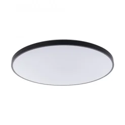 Agnes Round Led Black M 4000K - Nowodvorski - lampa sufitowa łazienkowa