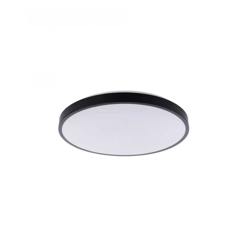 Agnes Round Led Black S 4000K - Nowodvorski - lampa sufitowa łazienkowa