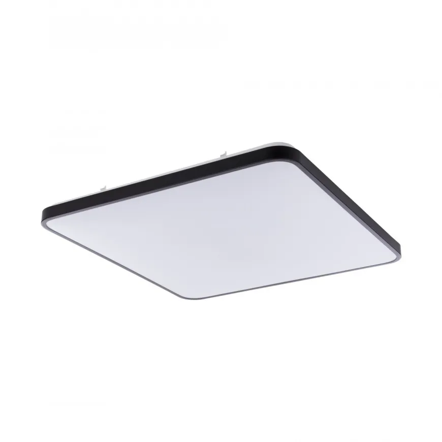 Agnes Square Led Black L 4000K - Nowodvorski - lampa sufitowa łazienkowa