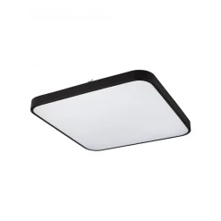 Agnes Square Led Black M 3000K - Nowodvorski - lampa sufitowa łazienkowa