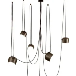 Aim Small 5 czarny - Flos - lampa pająk
