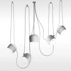 Aim small (4x) biały - Flos - lampa pająk