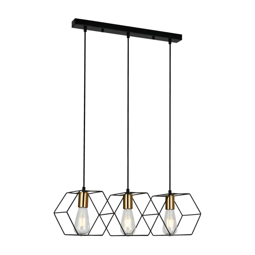 Aina Black III - Italux - lampa wisząca