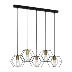 Aina Black IV - Italux - lampa wisząca