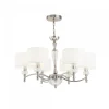 Alicante Nickel - Maytoni - lampa sufitowa klasyczna 6-ramienna
