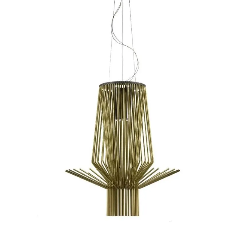 Allegretto Assai Ø76 złoty - Foscarini - lampa wisząca