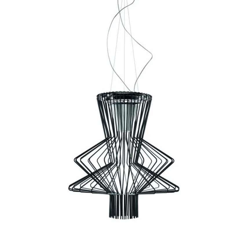 Allegro Ritmico Ø75 szary grafit - Foscarini - lampa wisząca