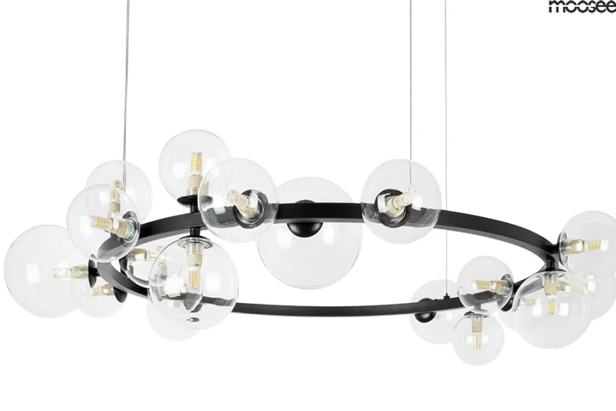 Alure 120 Czarna - Moosee - lampa wisząca