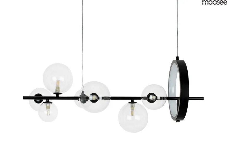 Alure Line 90 Czarna - Moosee - lampa wisząca
