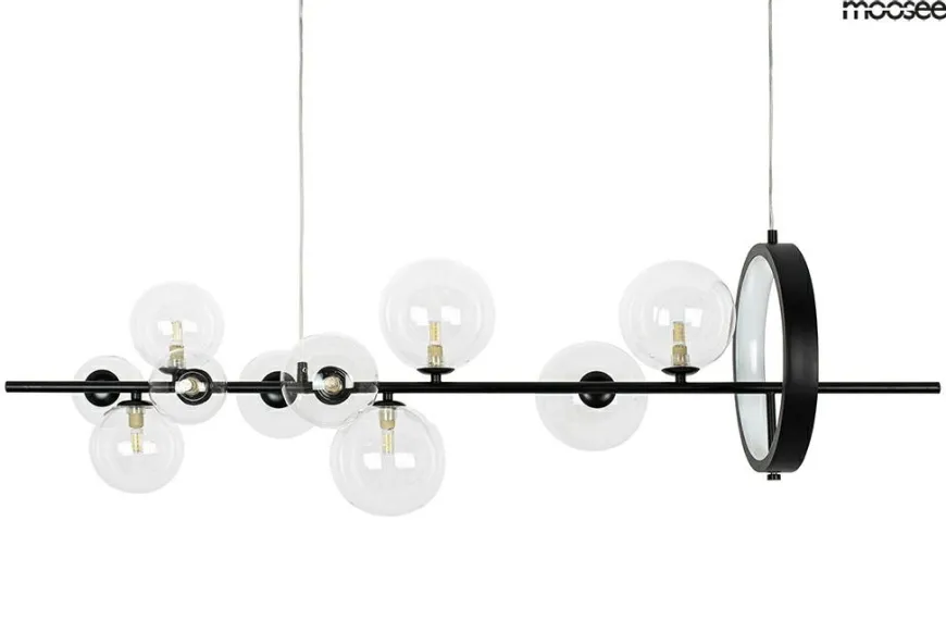 Alure Line 120 Czarna - Moosee - lampa wisząca