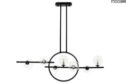 Alure Line Twin 90 Czarna - Moosee - lampa wisząca