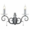 Amarilli Black And Silver - Elstead Lighting - kinkiet klasyczny