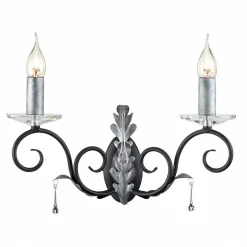Amarilli Black And Silver - Elstead Lighting - kinkiet klasyczny