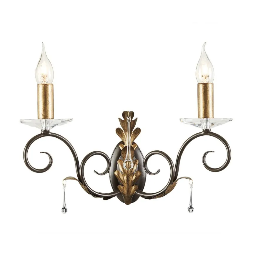 Amarilli Bronze And Gold - Elstead Lighting - kinkiet klasyczny