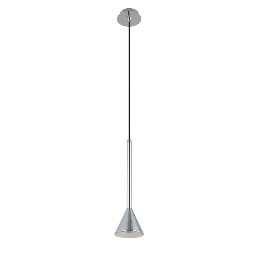 Anela Satin Nickel Led I - Italux - lampa wisząca