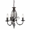 Artisan Light Black - Elstead Lighting - lampa wisząca 3-ramienna