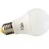 ŻARÓWKA LED E27 8W A60 BIAŁA CIEPŁA