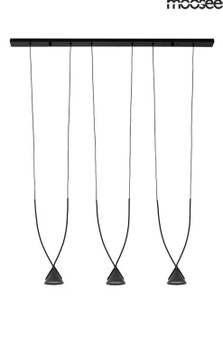 Atlas 3 Czarna - Moosee - lampa wisząca