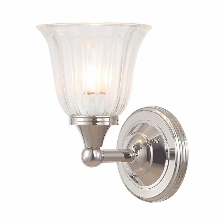 Austen Polished Nickel - Elstead Lighting - kinkiet łazienkowy