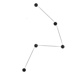 Azou 5 Ø11.5 czarny - KDLN - lampa ścienna