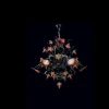 BACH - ręcznie wykonany żyrandol ze szkła dmuchanego Murano