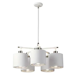 Balance White - Elstead Lighting - żyrandol 5-ramienny