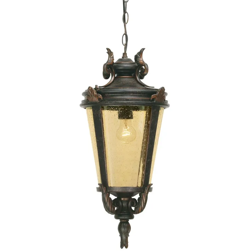Baltimore Weathered Bronze big - Elstead Lighting - lampa wisząca ogrodowa