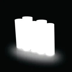 Bamboo Light - Slide - doniczka podświetlana