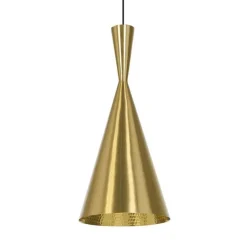 Beat Tall Ø19 złoty, czarny - Tom Dixon - lampa wisząca