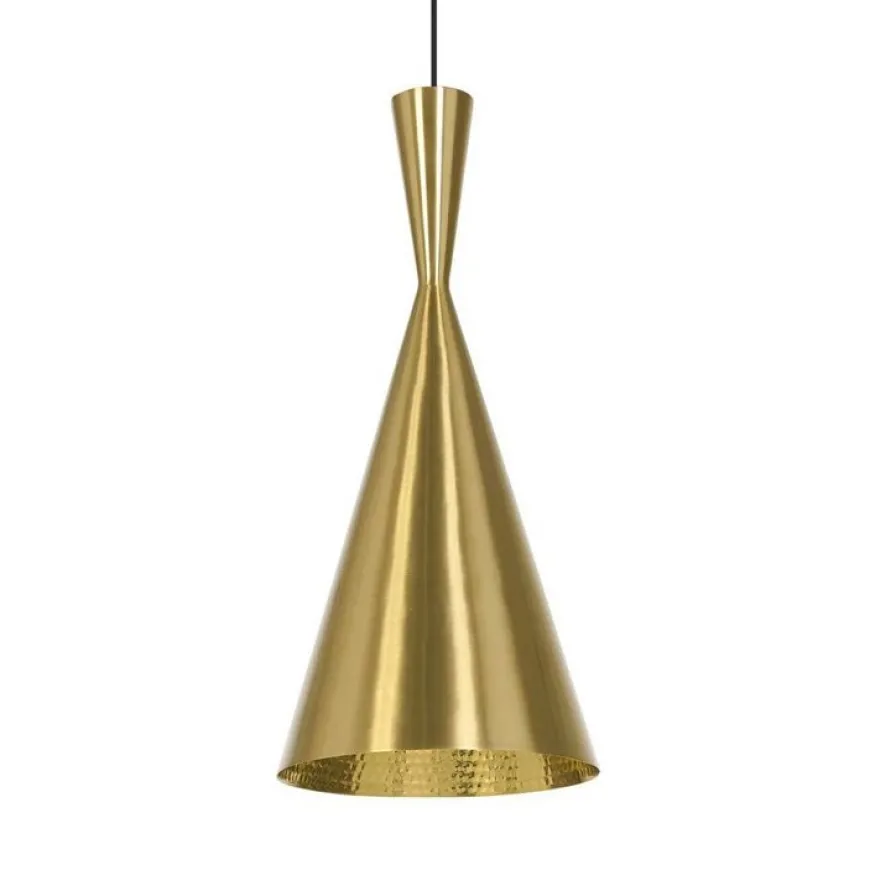 Beat Tall Ø19 złoty, czarny - Tom Dixon - lampa wisząca