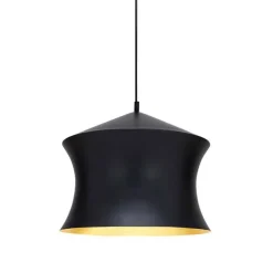 Beat Waist Ø33 czarny, złoty - Tom Dixon - lampa wisząca