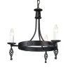 Belfry Black 3 - Elstead Lighting - lampa wisząca klasyczna