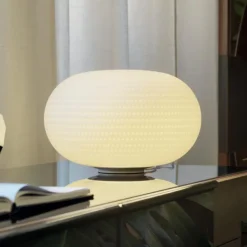 Bianca biały - Fontana Arte - lampa biurkowa