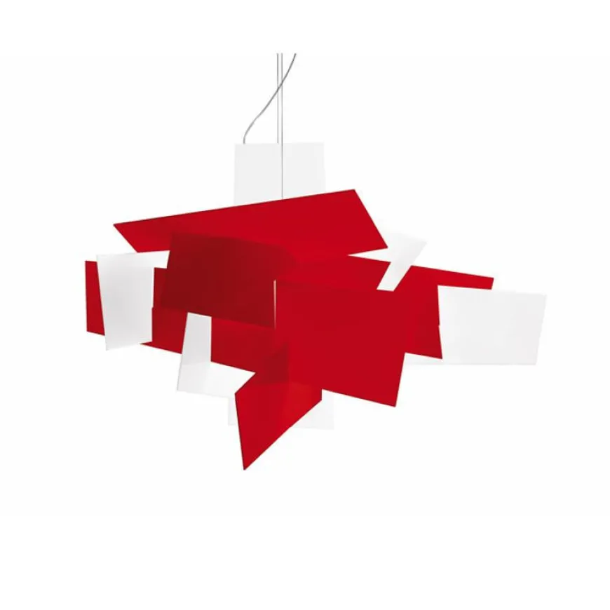 Big Bang XL LED Rosso biały - Foscarini - lampa wisząca