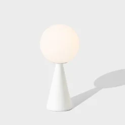 Bilia Mini H26 biały - Fontana Arte - lampa biurkowa