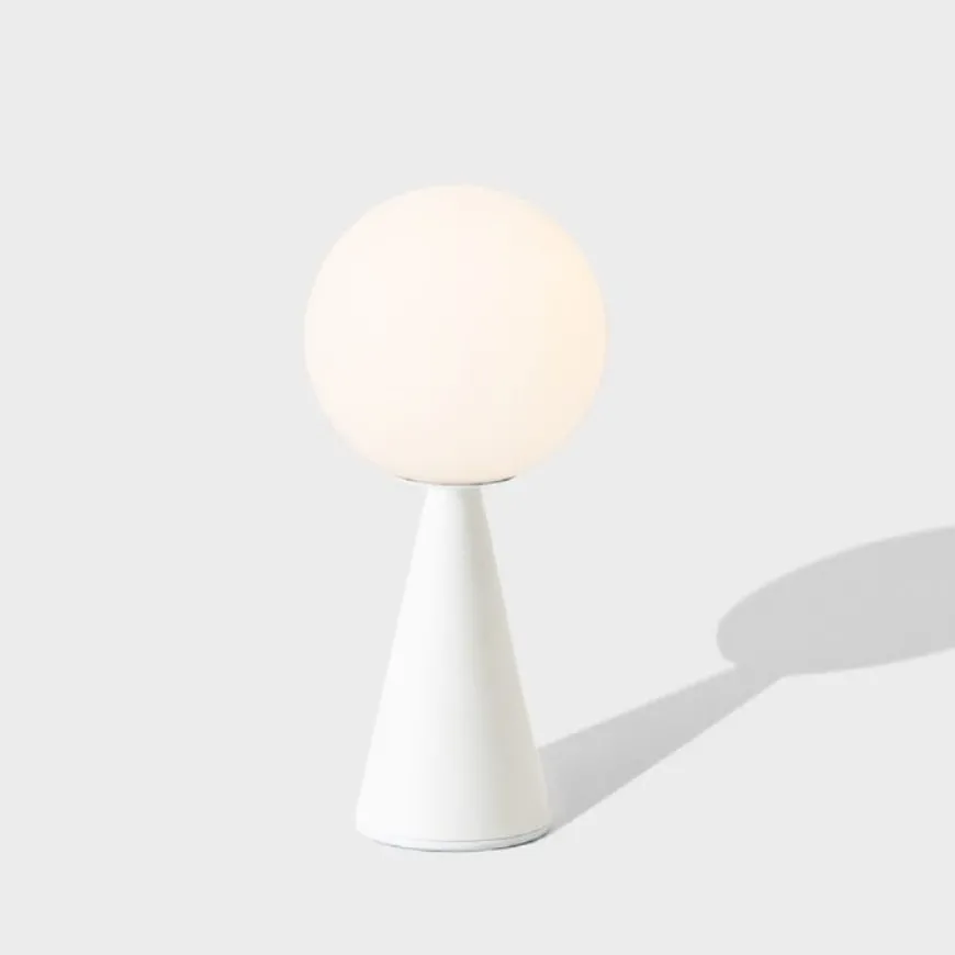 Bilia Mini H26 biały - Fontana Arte - lampa biurkowa