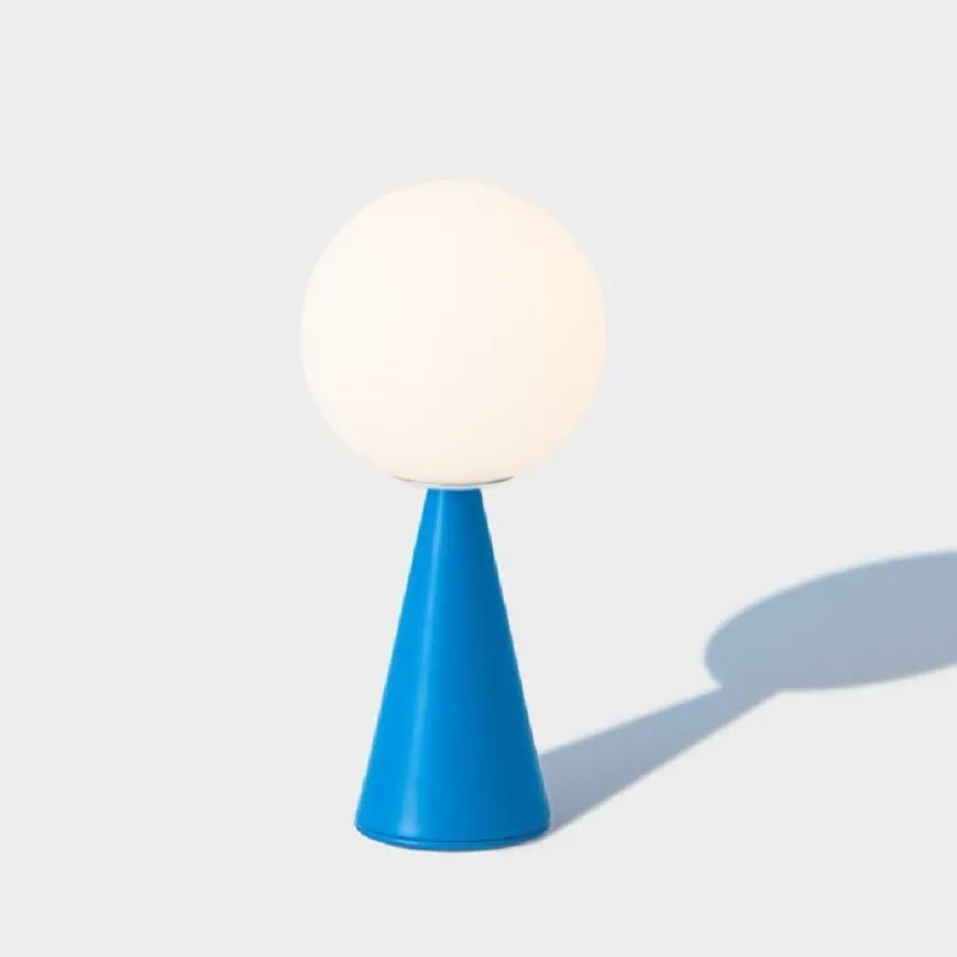 Bilia Mini H26 niebieski - Fontana Arte - lampa biurkowa