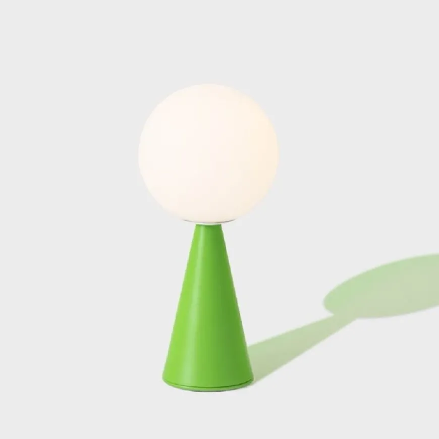 Bilia Mini H26 zielony - Fontana Arte - lampa biurkowa