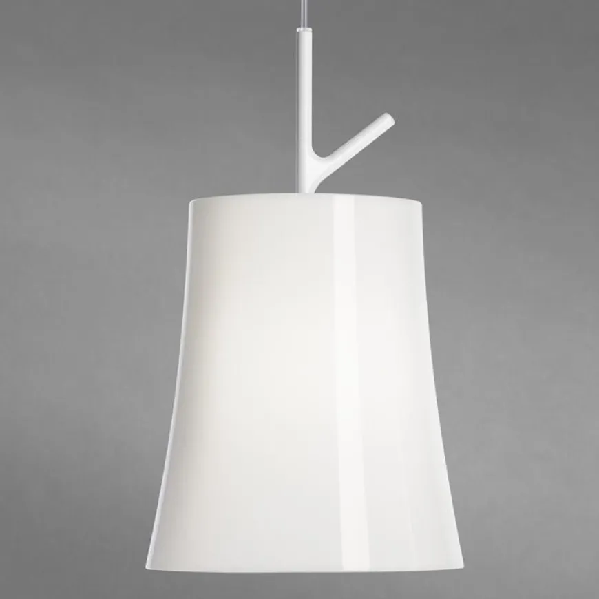 Birdie Grande Ø25 biały - Foscarini - lampa wisząca