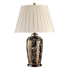 Black Birds Black Glaze - Elstead Lighting - lampa biurkowa nowoczesna